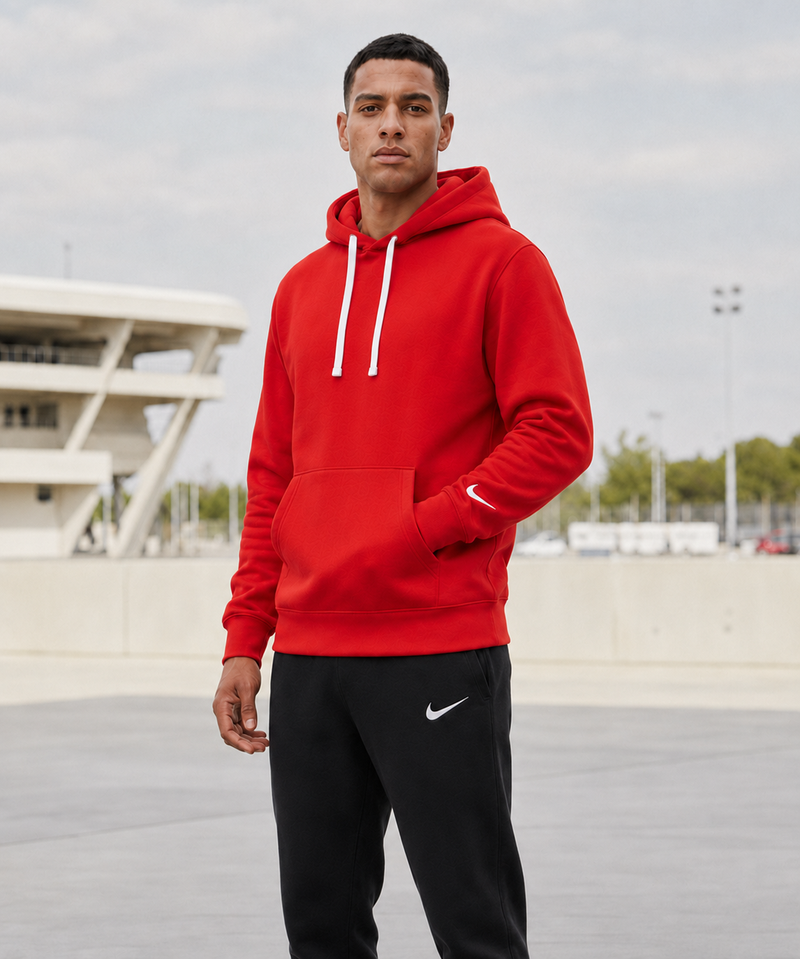 Мъжки спортен екип PARK 26 WINTER HOODY TRACK - IO9035-657/IB1248-010