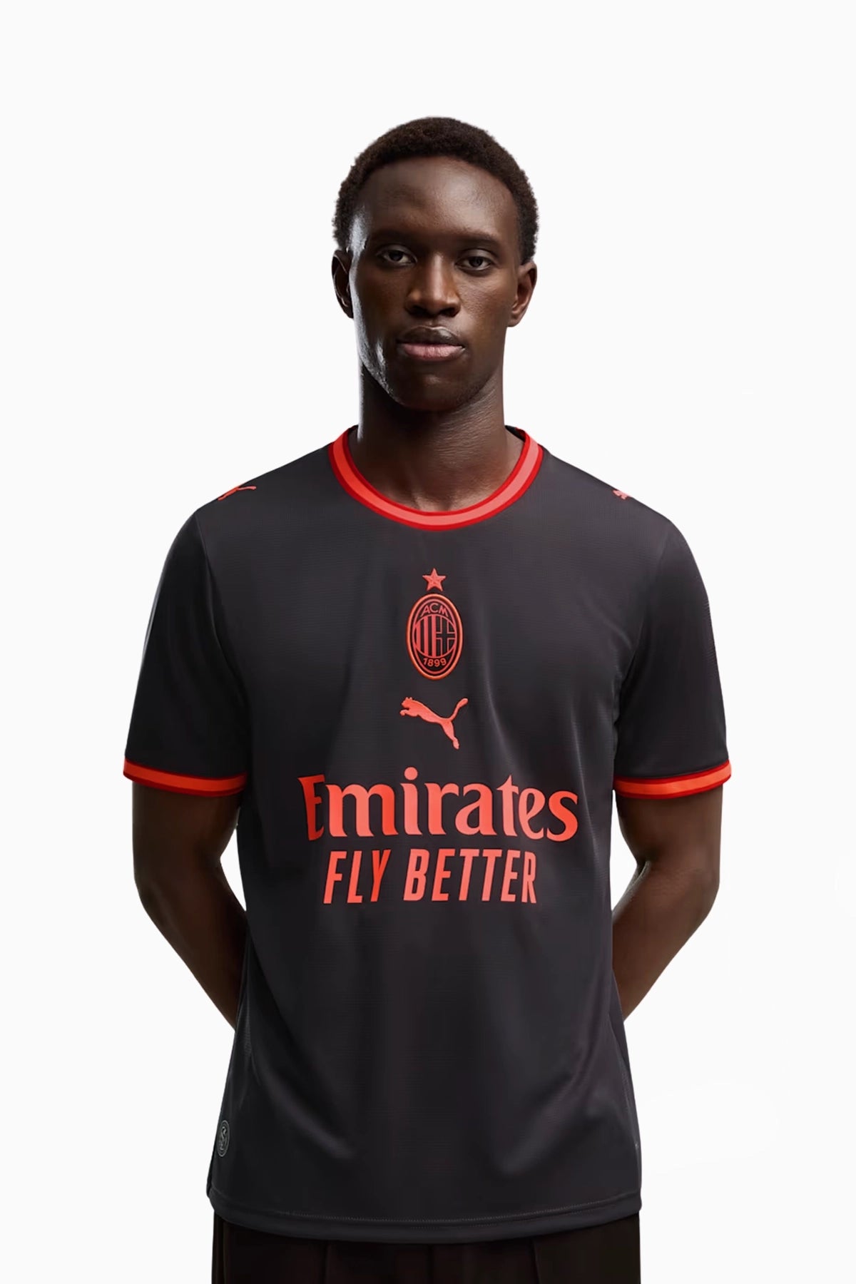 Тениска AC MILAN 26/27 Трета Replica (Черен) - 784138-03