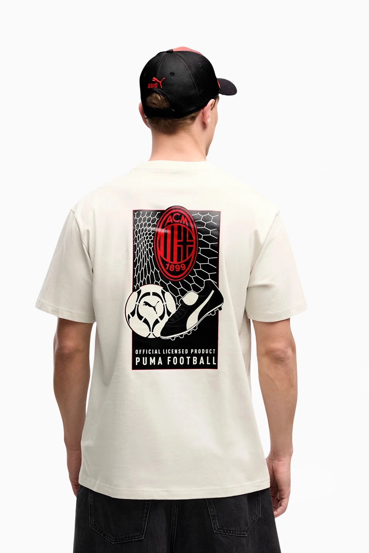 Тениска AC MILAN 26/27 FtblCulture Relaxed Tee (Бежово) - 786726-15