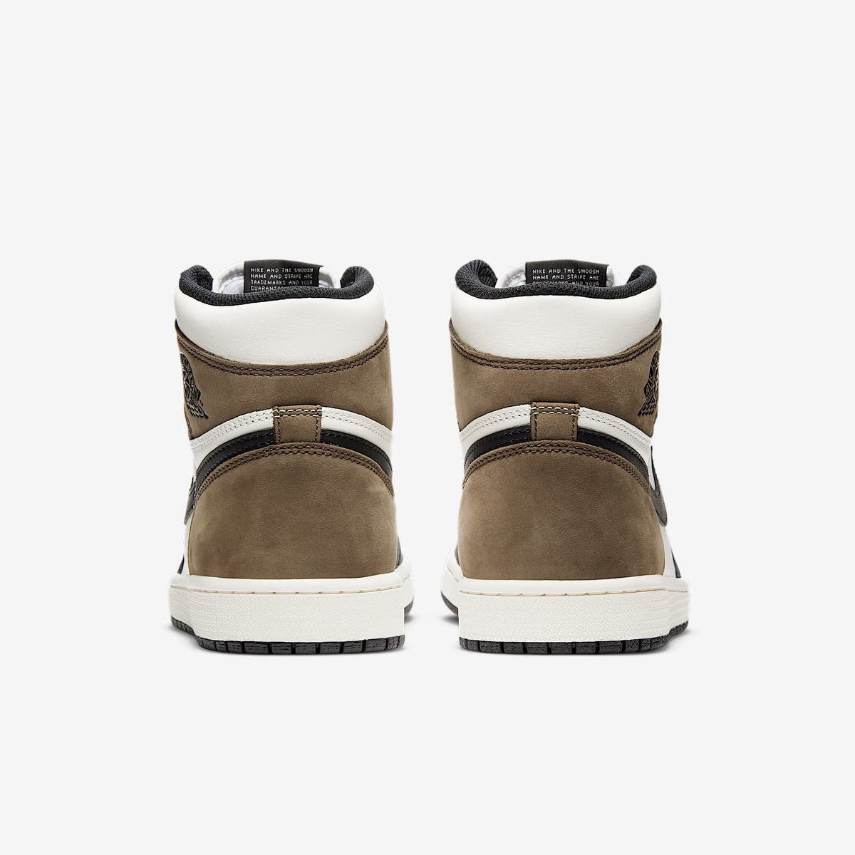 Мъжки маратонки Air Jordan 1 Retro High OG Sail Dark Mocha Black - 555088-105 – снимка 6