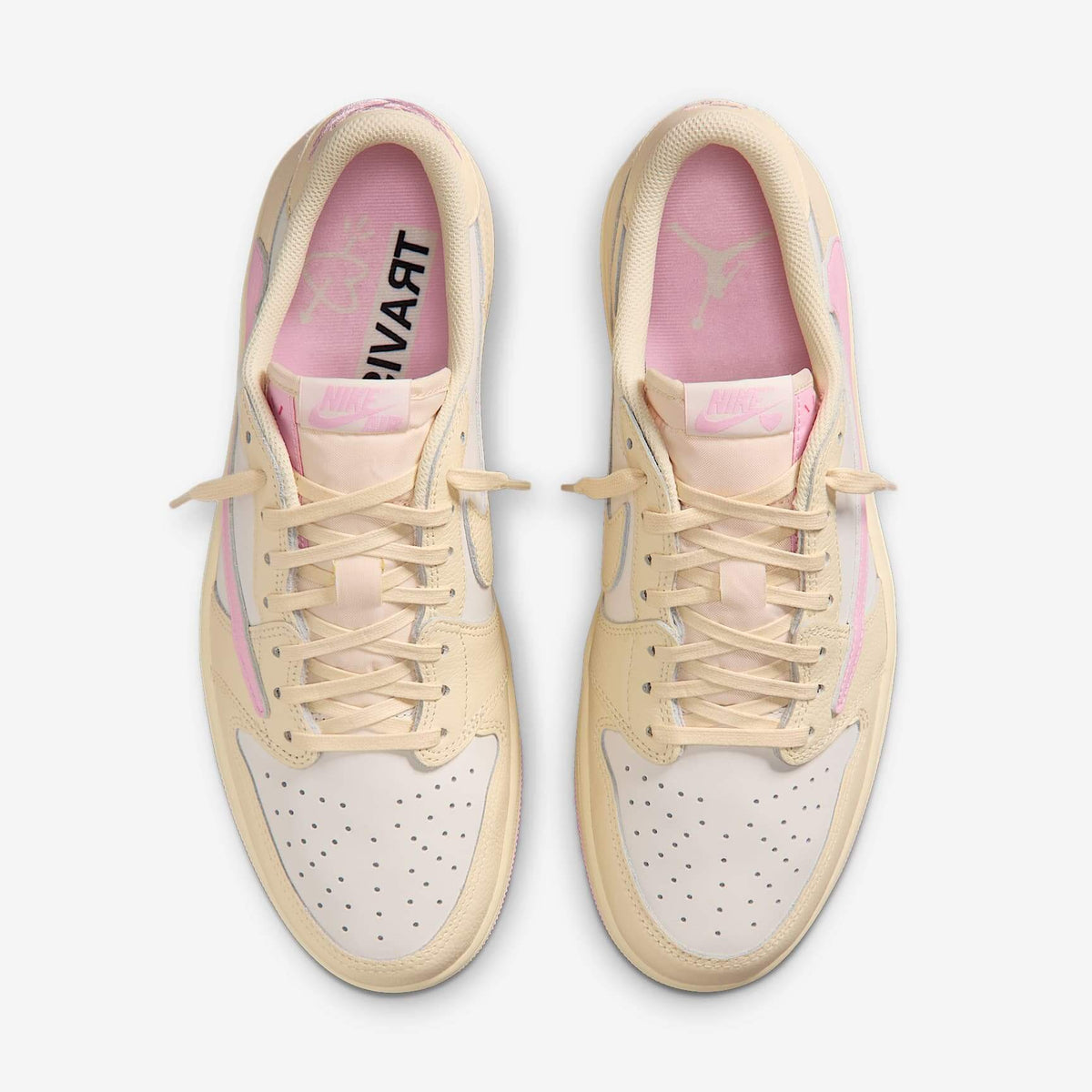 Мъжки маратонки Nike Air Jordan 1 Retro Low OG SP Travis Scott Shy Pink - IQ7604-100 – снимка 4