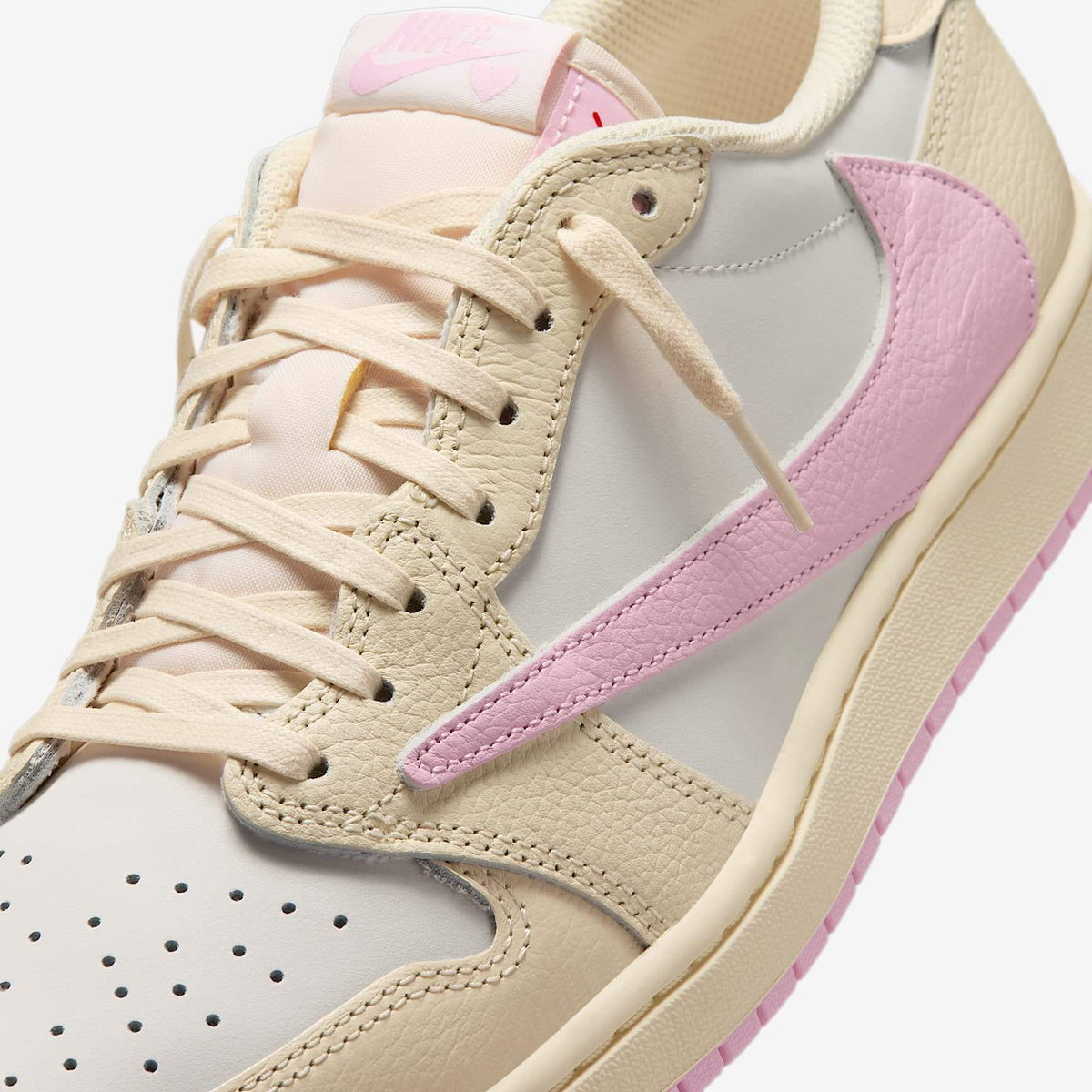 Мъжки маратонки Nike Air Jordan 1 Retro Low OG SP Travis Scott Shy Pink - IQ7604-100 – снимка 7