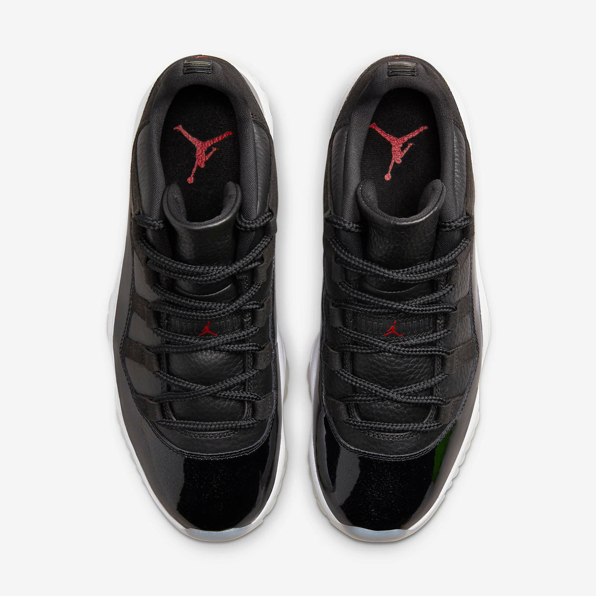Мъжки маратонки Air Jordan 11 Retro Low Black White Sail - AV2187-001 – снимка 4