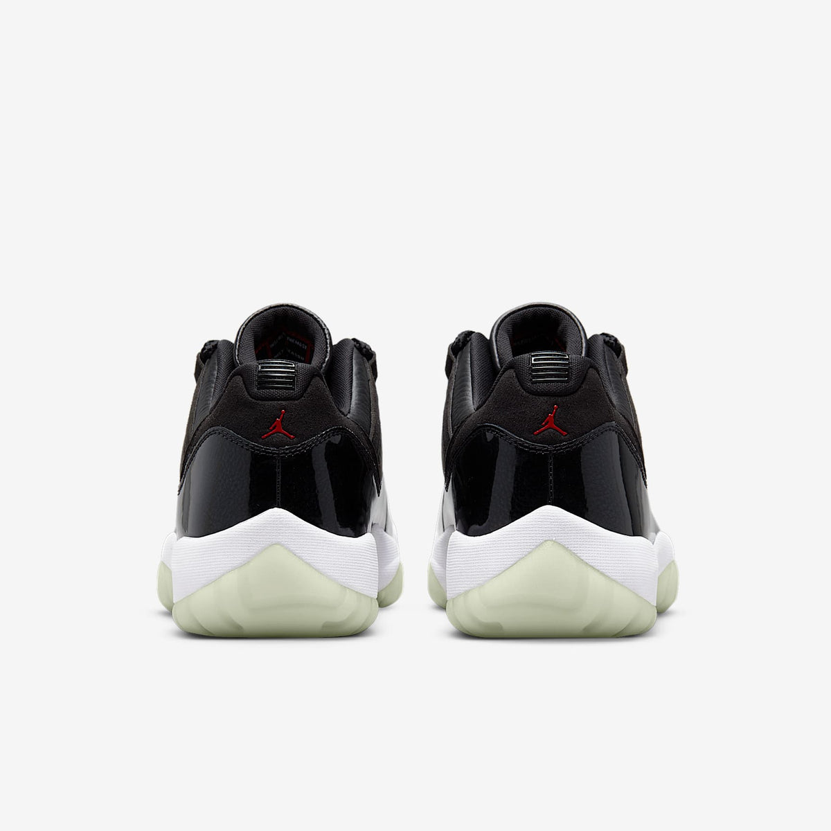 Мъжки маратонки Air Jordan 11 Retro Low Black White Sail - AV2187-001 – снимка 6