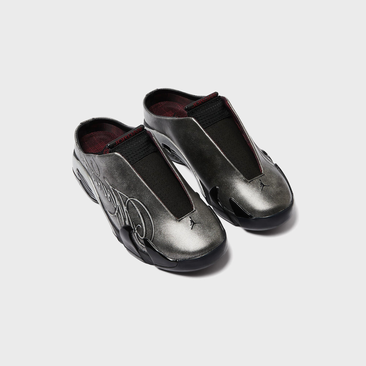 Мъжки маратонки Air Jordan 14 Retro Mule Mowalola Burnt Red - IR0908-001 – снимка 4