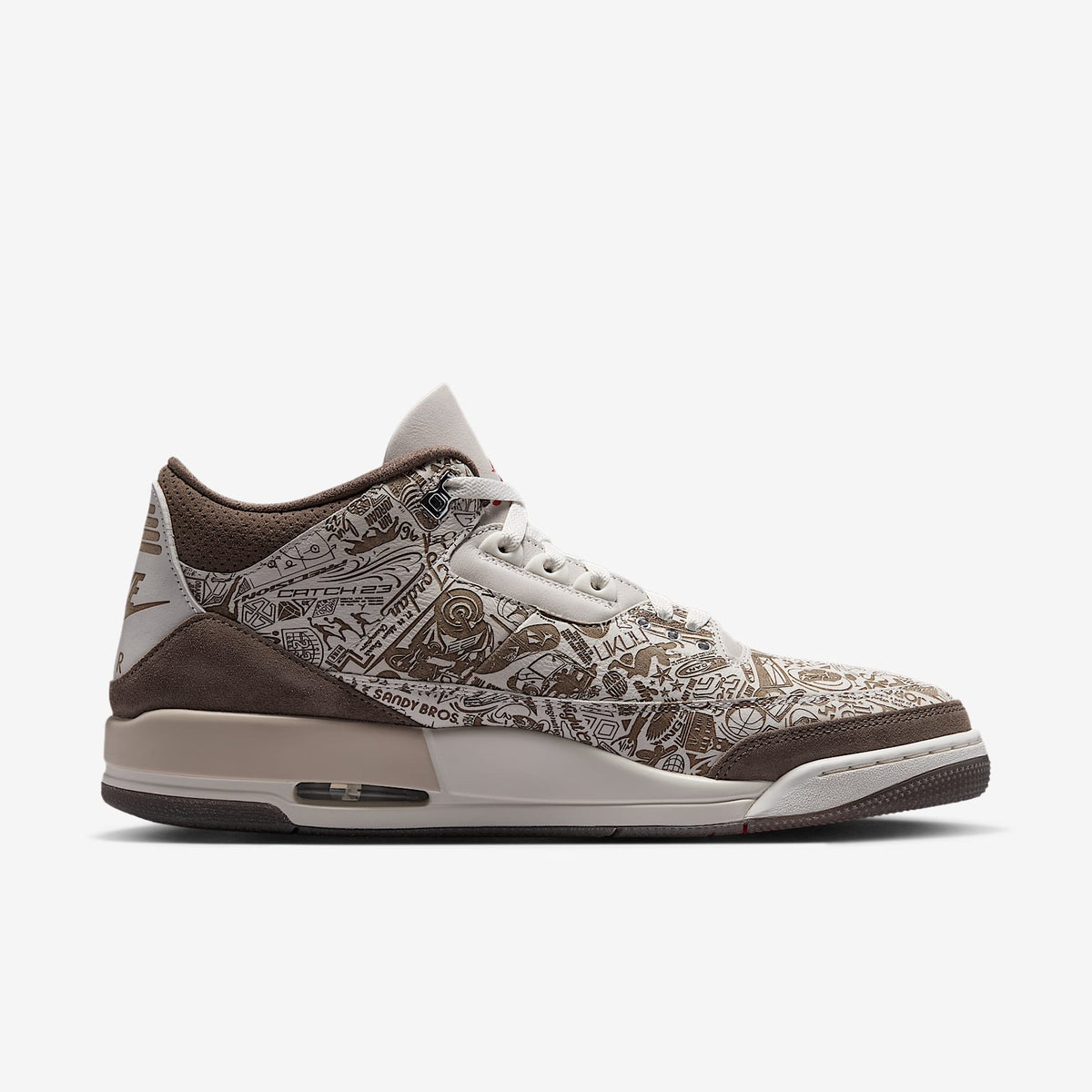 Мъжки маратонки Air Jordan 3 Retro Laser Phantom Palomino Sail - JA1369-001 – снимка 3