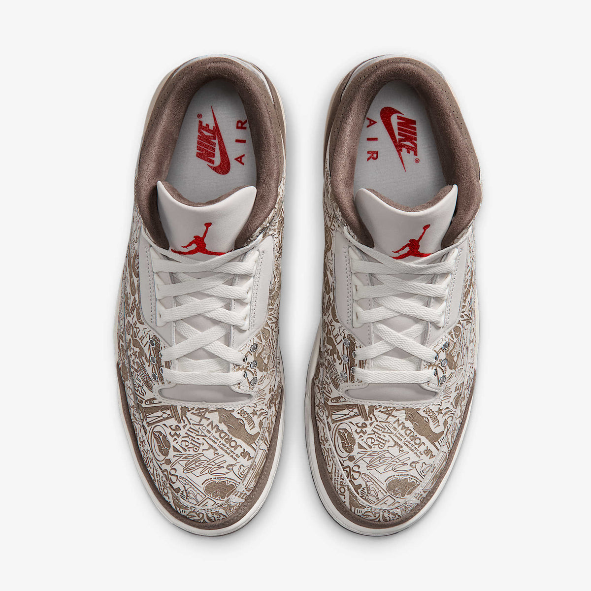 Мъжки маратонки Air Jordan 3 Retro Laser Phantom Palomino Sail - JA1369-001 – снимка 4