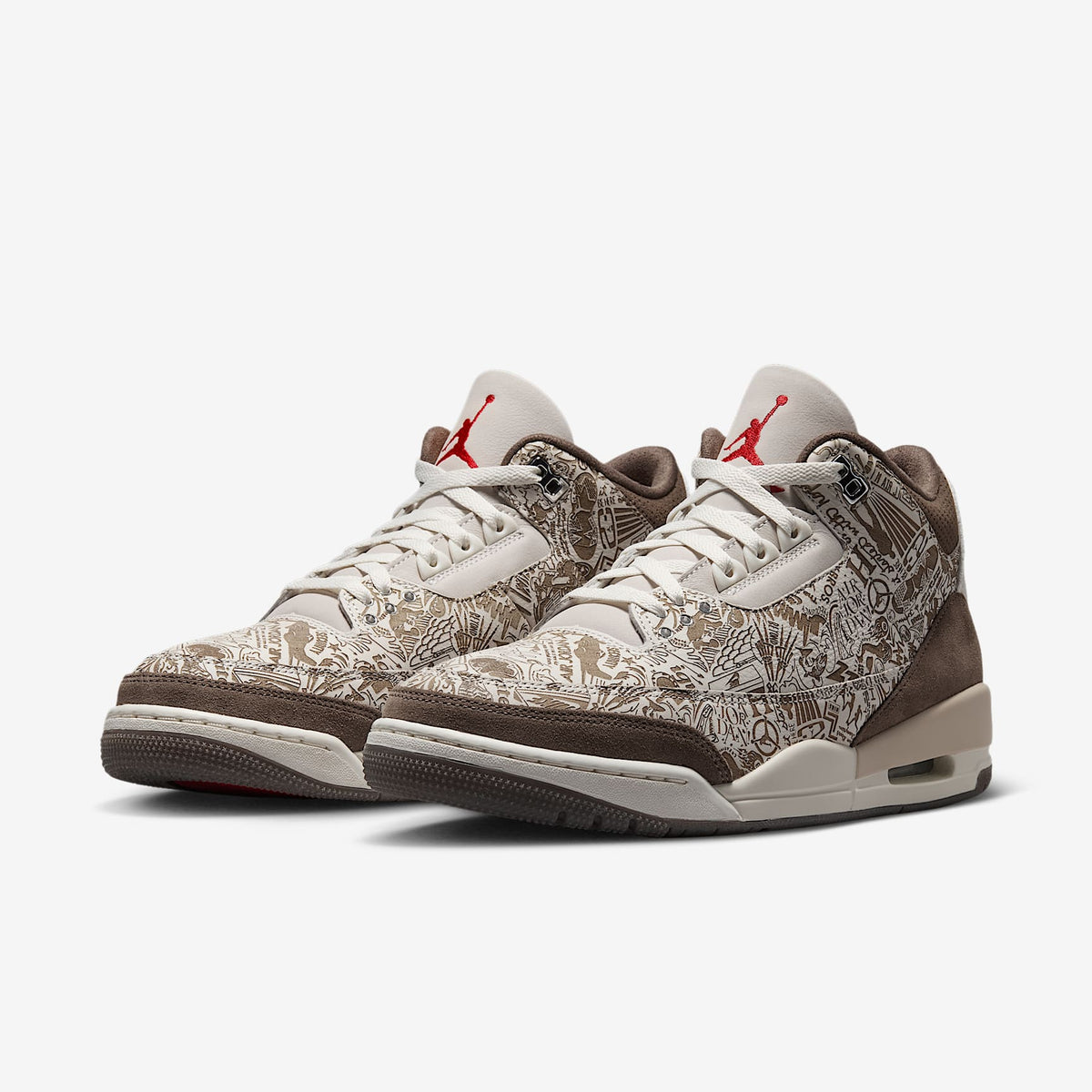 Мъжки маратонки Air Jordan 3 Retro Laser Phantom Palomino Sail - JA1369-001 – снимка 5
