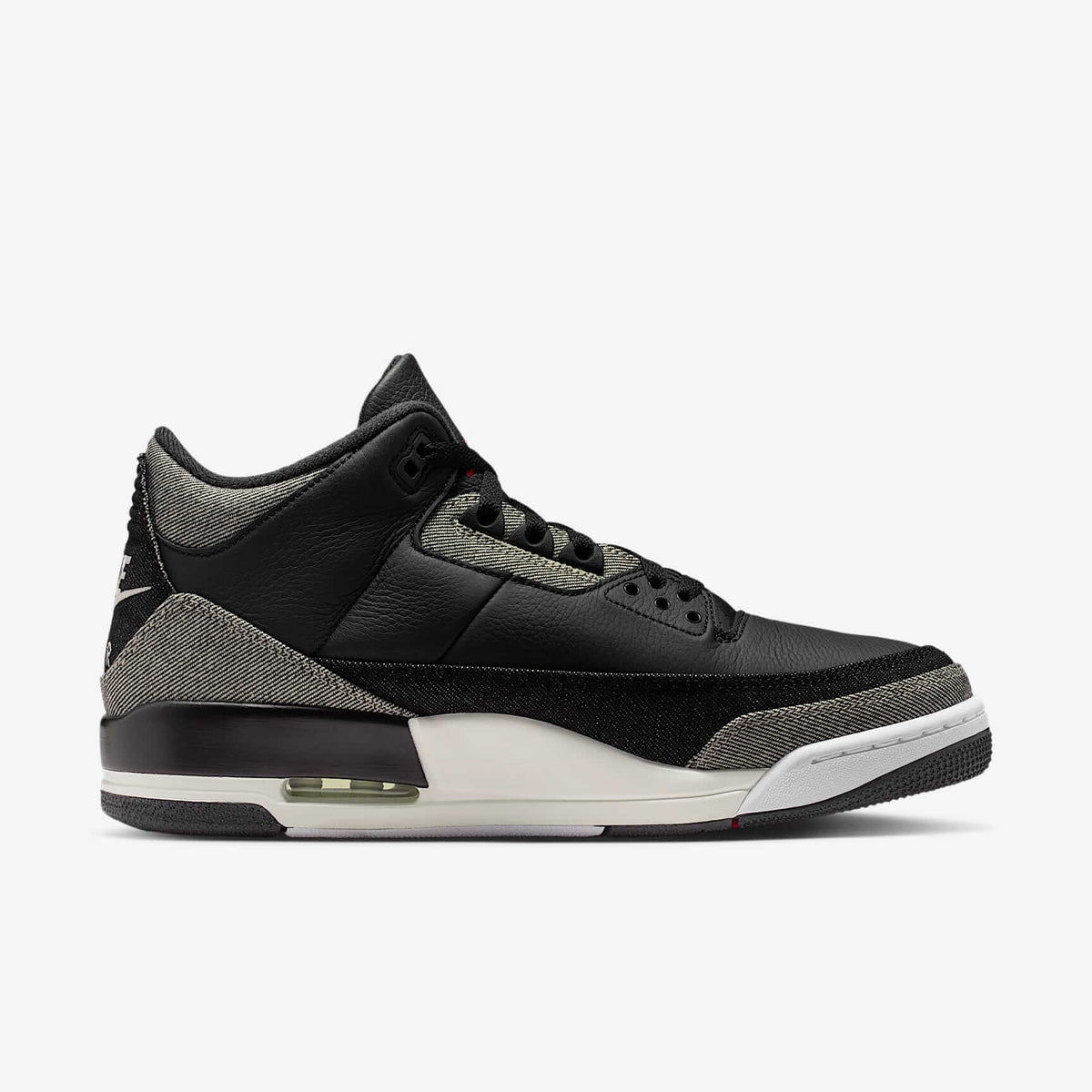 Мъжки маратонки Nike Air Jordan 3 Retro x Levi’s Black - IR0914-400 – снимка 3