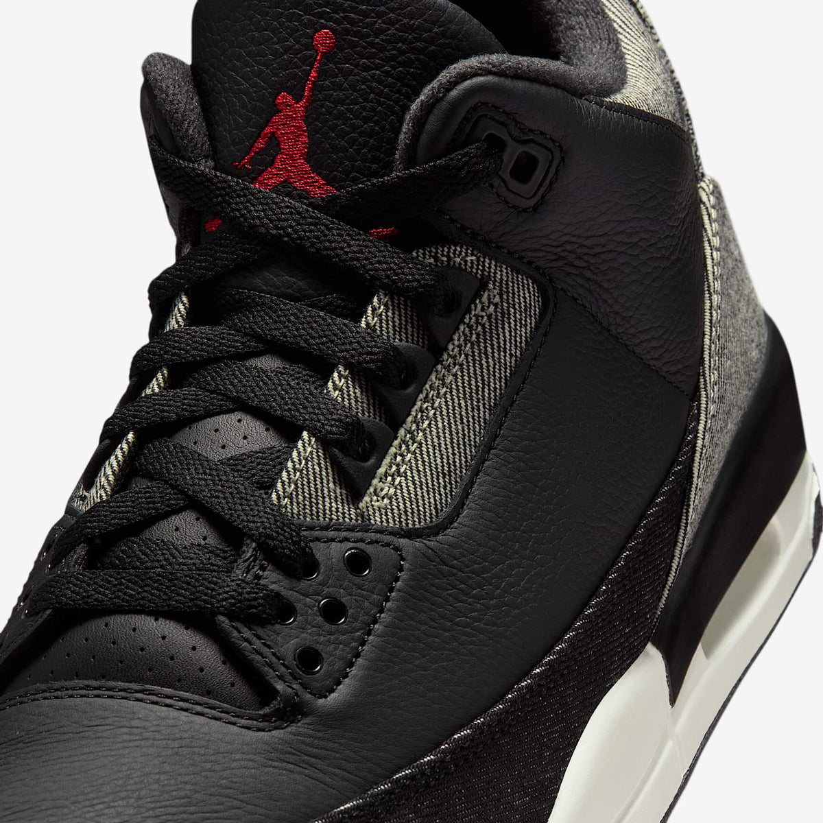 Мъжки маратонки Nike Air Jordan 3 Retro x Levi’s Black - IR0914-400 – снимка 7