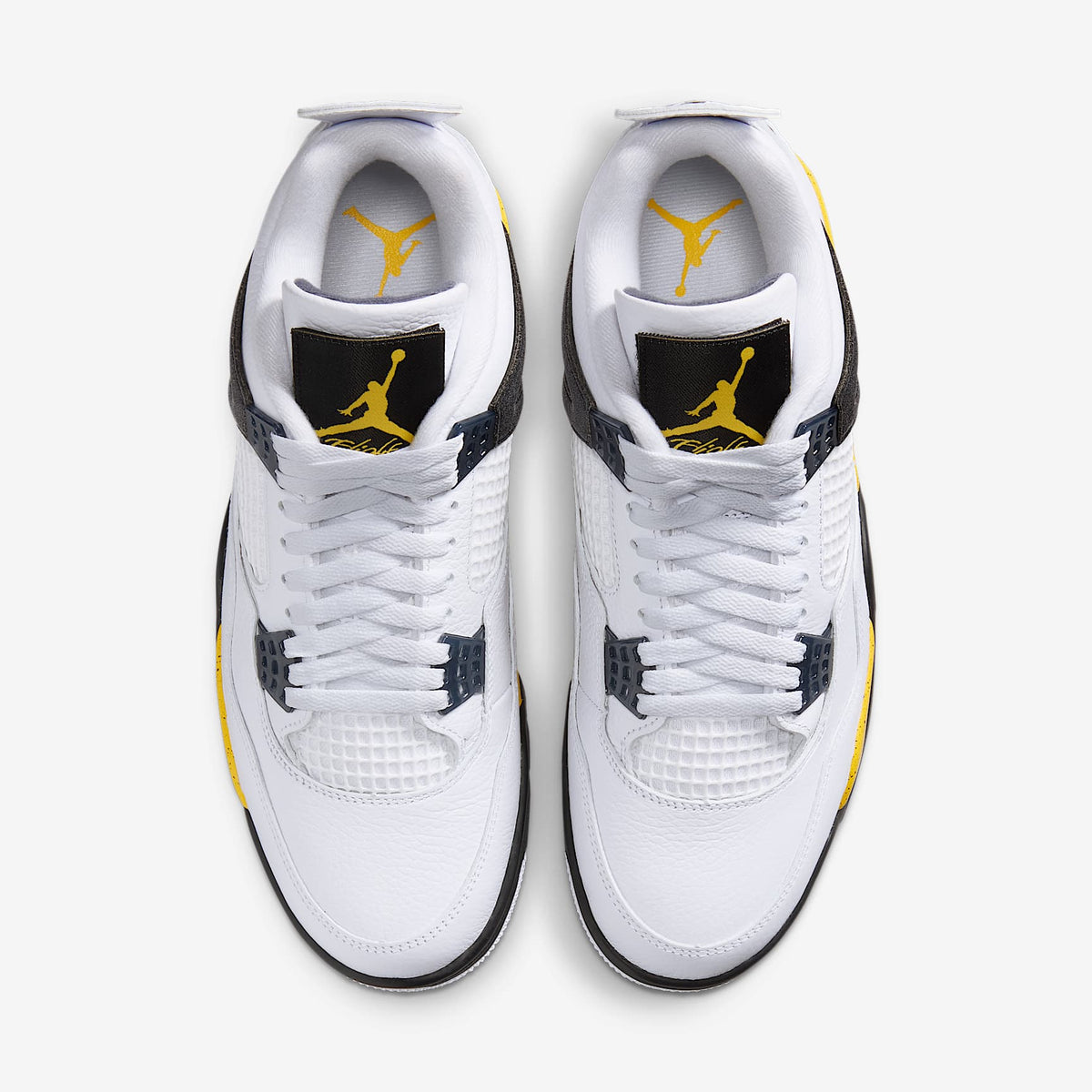 Мъжки маратонки Air Jordan 4 Retro Tour Yellow White Dark Blue Grey Black - IO2463-102 – снимка 4