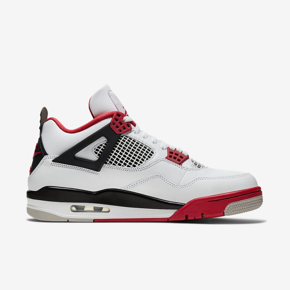 Мъжки маратонки Air Jordan 4 Retro White Black Tech Grey - DC7770-160 – снимка 3