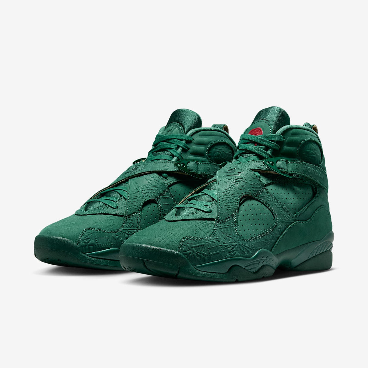 Мъжки маратонки Air Jordan 8 Retro Premium BIN 23 Legion Pine Red - IO2053-300 – снимка 5