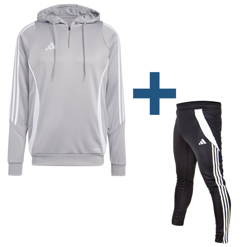Мъжки спортен екип TIRO 24 Hooded - IR7551 / IP1952