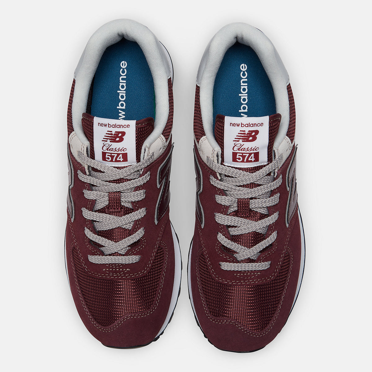 Маратонки New Balance 574 Burgundy White - ML574EVM – снимка 3