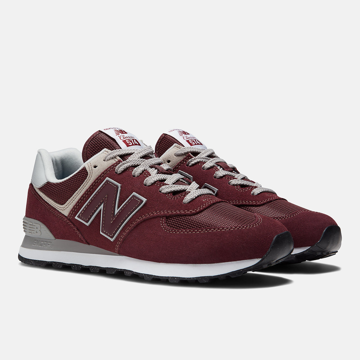 Маратонки New Balance 574 Burgundy White - ML574EVM – снимка 4