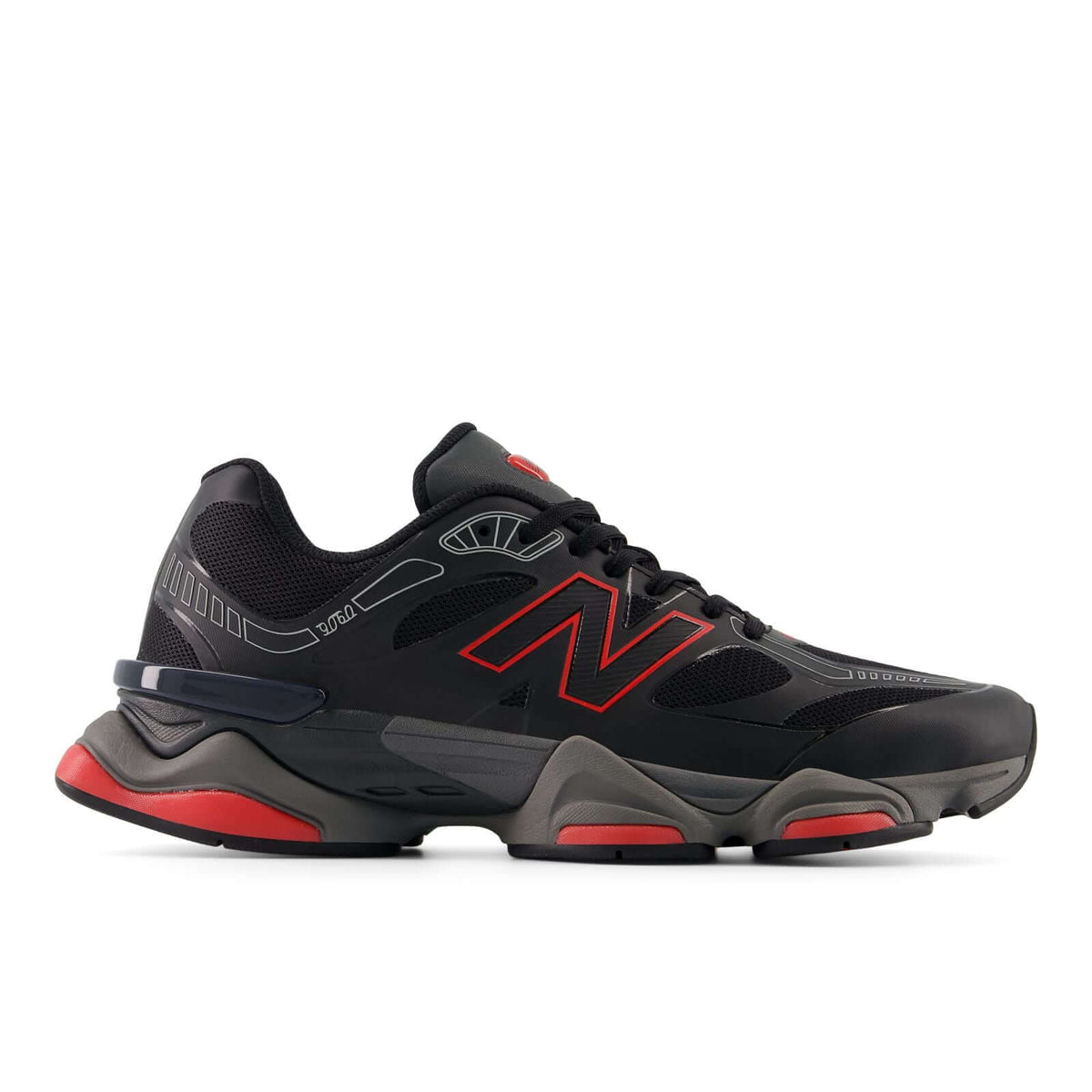 Маратонки New Balance 9060 Black/Fire Cracker - U90606LE