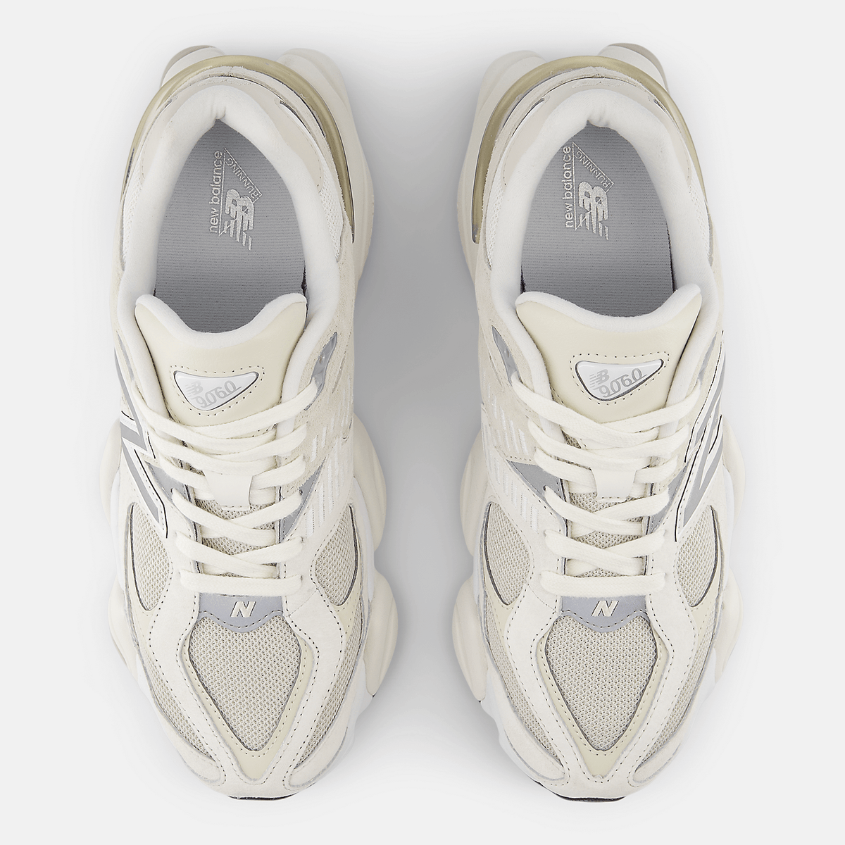 Мъжки маратонки New Balance 9060 Sea Salt Moonbeam - U9060WHT – снимка 3