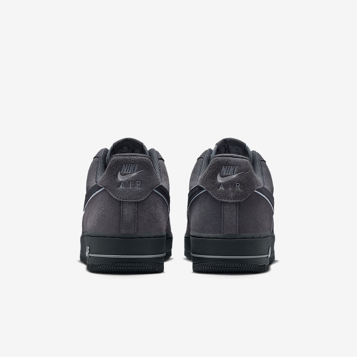 Мъжки маратонки Nike Air Force 1 '07 LV8 Anthracite Cool Grey Wolf Grey - IQ0292-060 – снимка 6