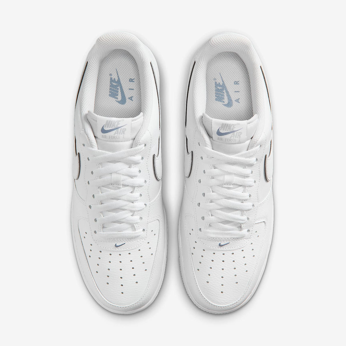 Мъжки маратонки Nike Air Force 1 '07 LV8 White Metallic Silver Wolf Grey - IQ5228-100 – снимка 4