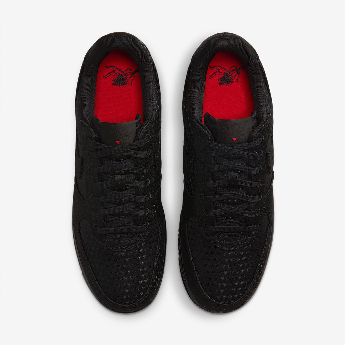 Мъжки маратонки Nike Air Force 1 Retro Valentine's Day Black University Red - IB6836-001 – снимка 4