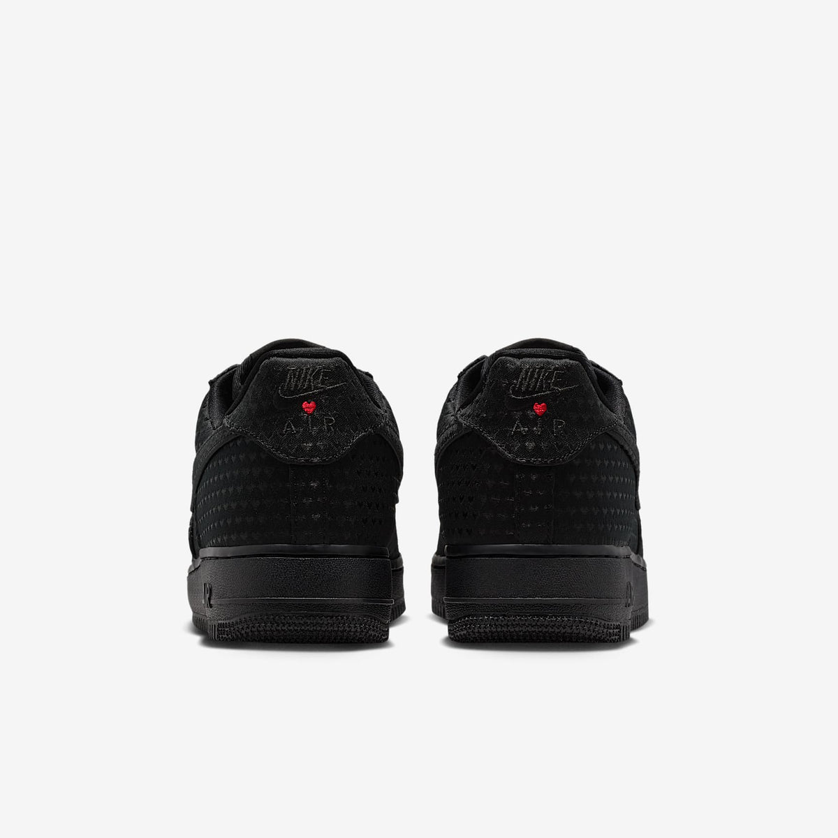Мъжки маратонки Nike Air Force 1 Retro Valentine's Day Black University Red - IB6836-001 – снимка 6