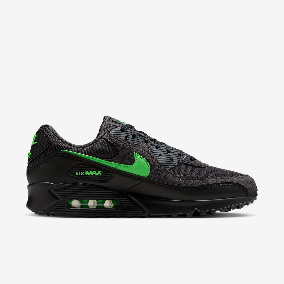 Мъжки маратонки Nike Air Max 90 Anthracite Black Green Strike - DM0029-015 – снимка 3