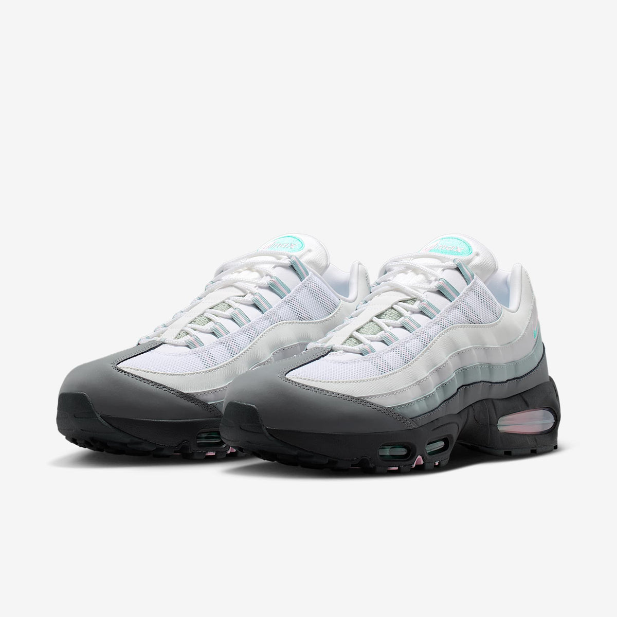 Мъжки маратонки Nike Air Max 95 Big Bubble White Hyper Turquoise Pink Foam - IR1473-060 – снимка 5