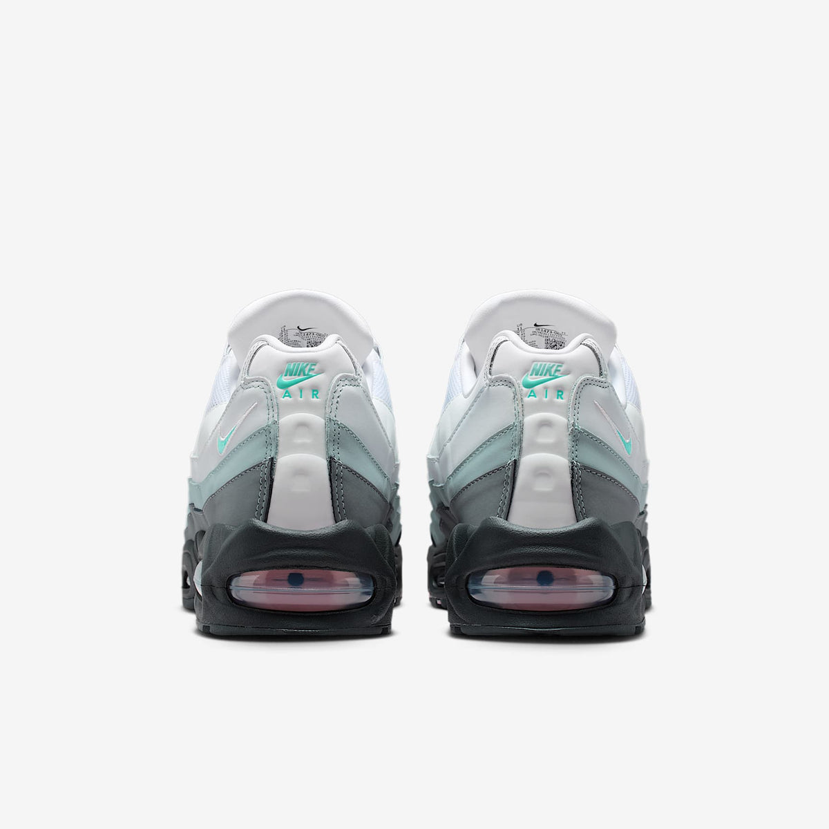 Мъжки маратонки Nike Air Max 95 Big Bubble White Hyper Turquoise Pink Foam - IR1473-060 – снимка 6