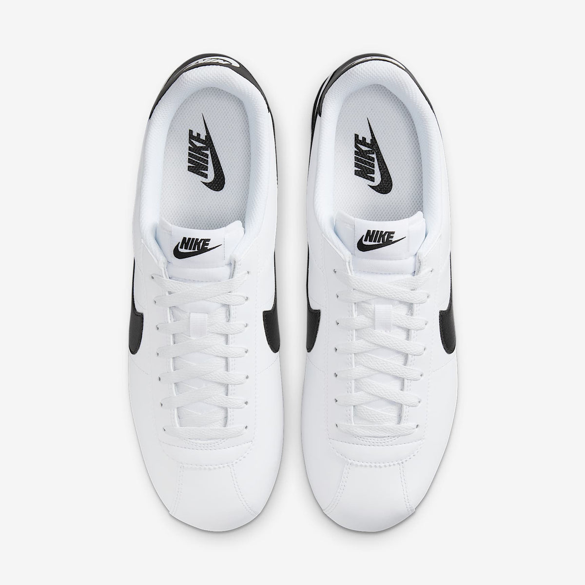 Мъжки маратонки Nike Cortez Leather White Black - DM4044-105 – снимка 4