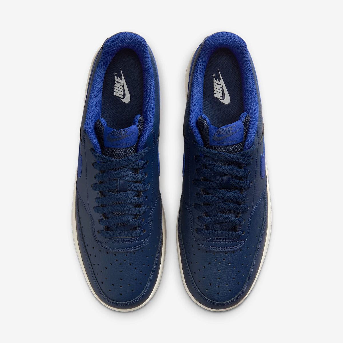 Мъжки маратонки Nike Court Vision Low Midnight Navy Sail Gum Light Brown - CD5463-400 – снимка 4