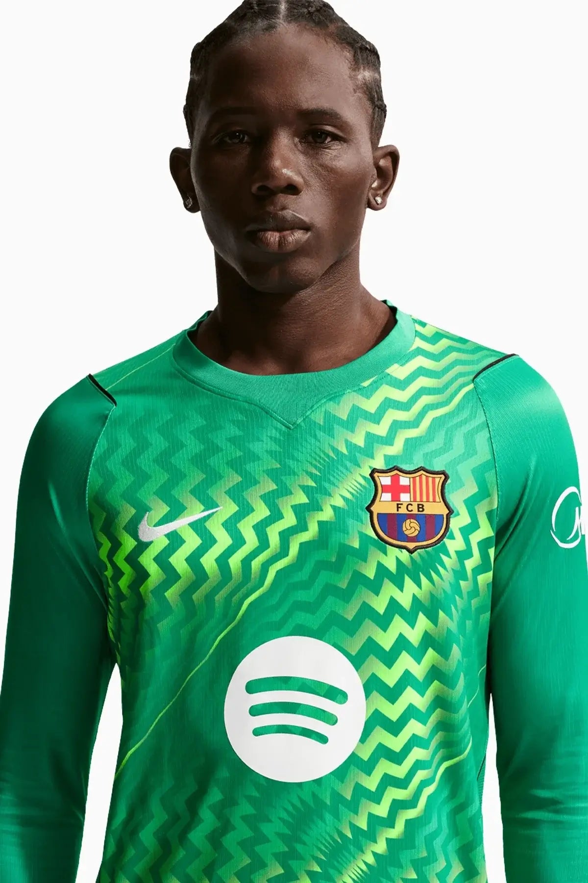 Тениска с дълги ръкави Nike FC Barcelona 26/27 Goalkeeper Stadium (Зелено) - II1997-324 – снимка 3