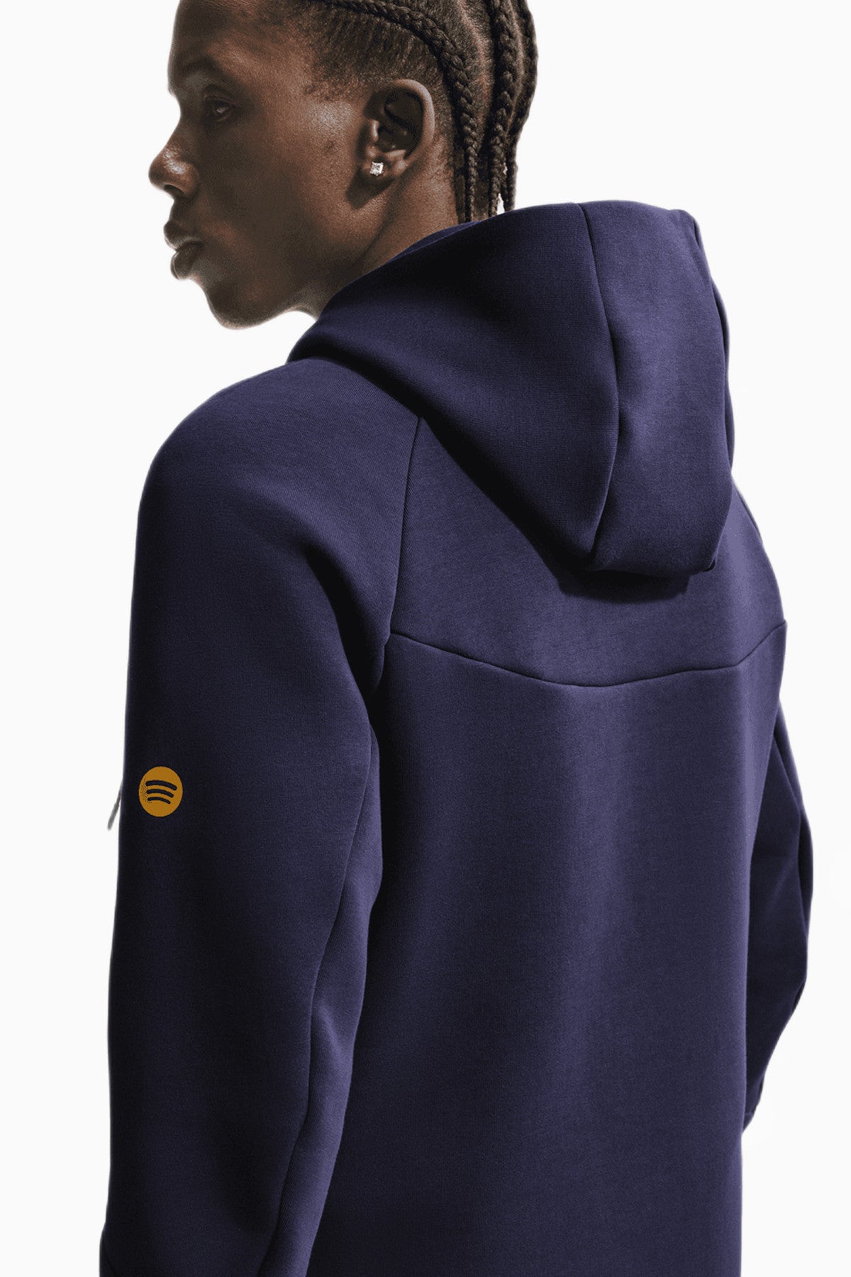 Блуза Nike FC Barcelona 26/27 Tech Fleece Windrunner (Виолетов) - II3201-499 – снимка 4