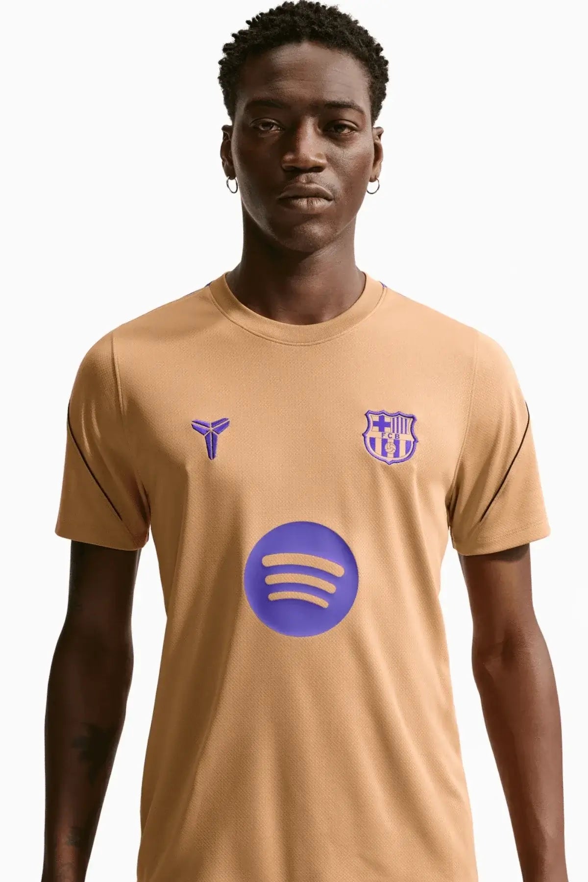 Тениска Nike FC Barcelona x Kobe 26/27 Strike (Бежово) - IQ1304-745 – снимка 3