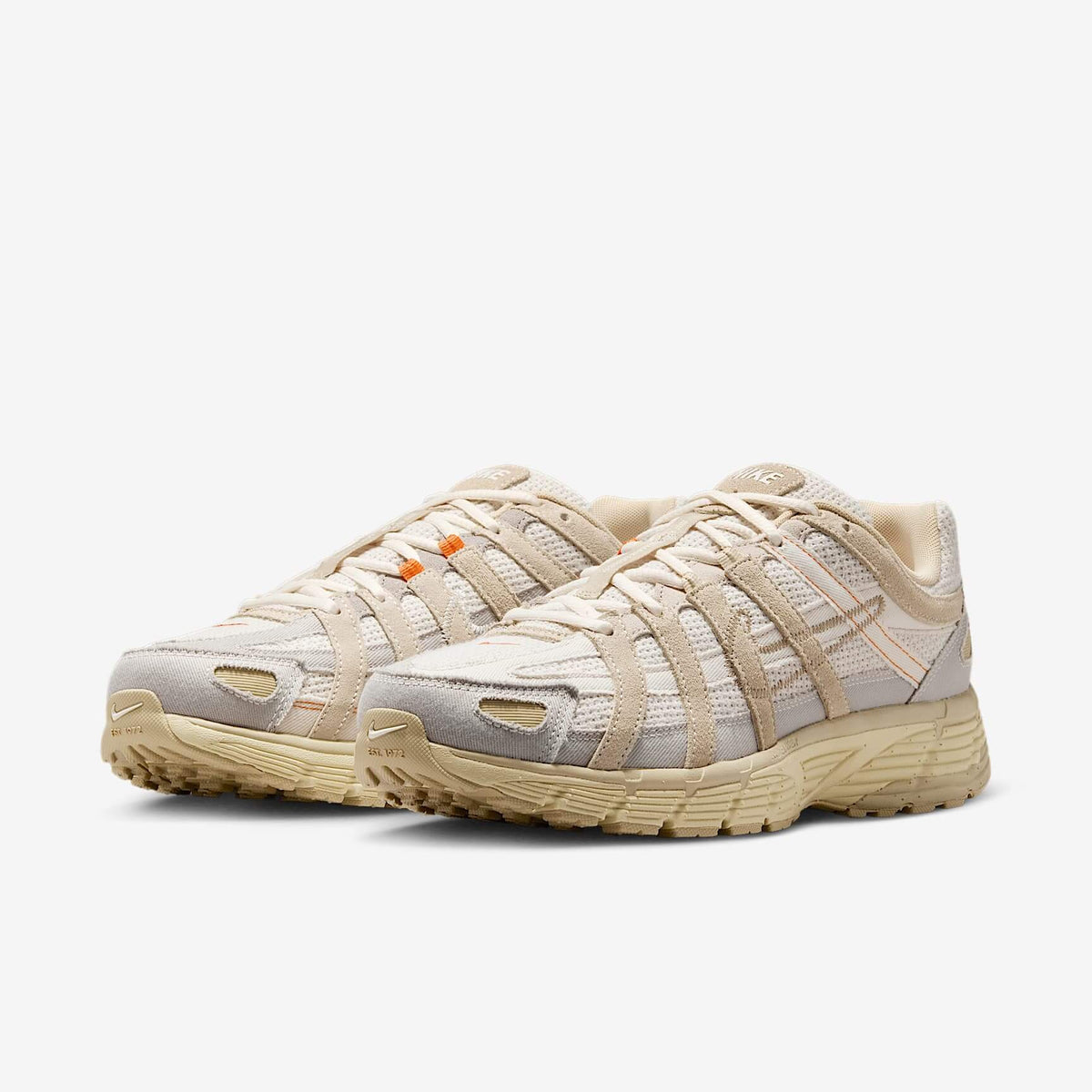 Мъжки маратонки Nike P-6000 College Grey Khaki Safety Orange - IM6648-009 – снимка 5