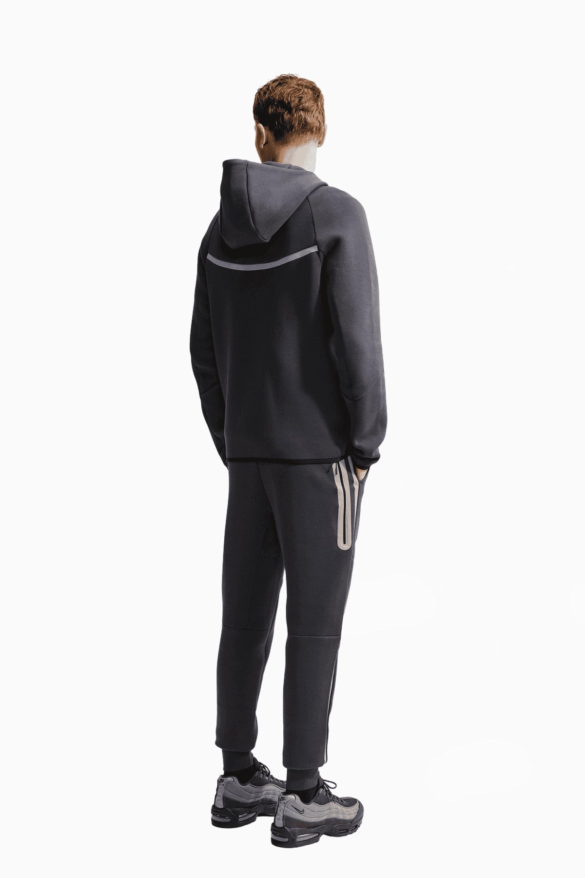 Спортно долнище Nike PSG 26/27 Tech Fleece (Сив) - IO3664-013 – снимка 2