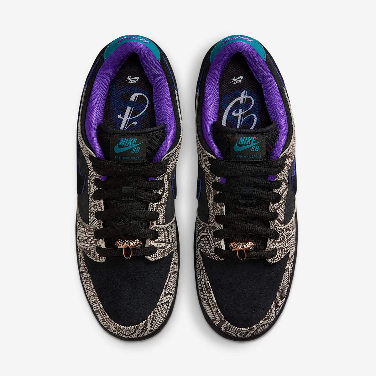 Мъжки маратонки Nike SB Dunk Low Dashawn Jordan Copperhead - IB6208-200 – снимка 4