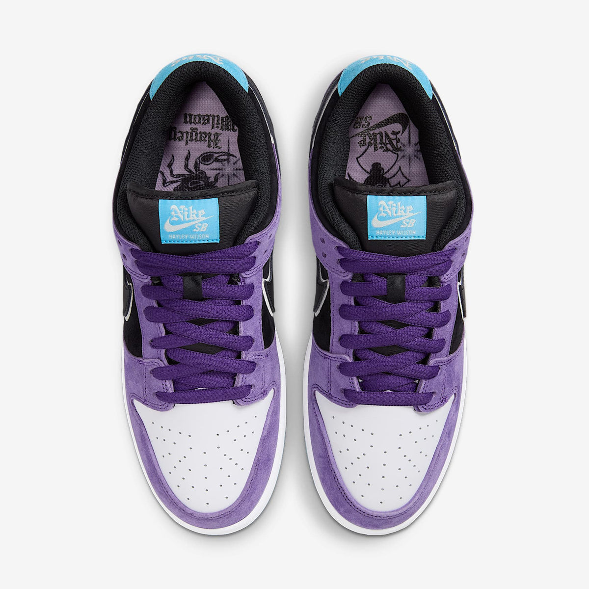 Мъжки маратонки Nike SB Dunk Low Pro Hayley Wilson Court Purple - HJ0513-500 – снимка 4