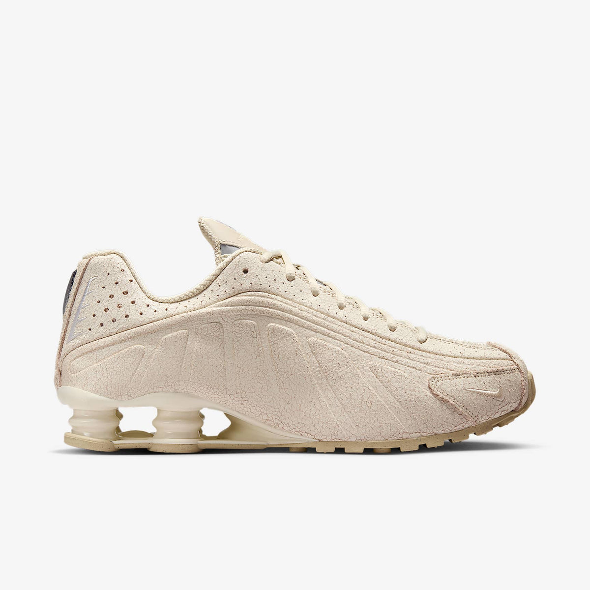 Мъжки маратонки Nike Shox R4 Natural Metallic Silver Net - IO4544-100 – снимка 3
