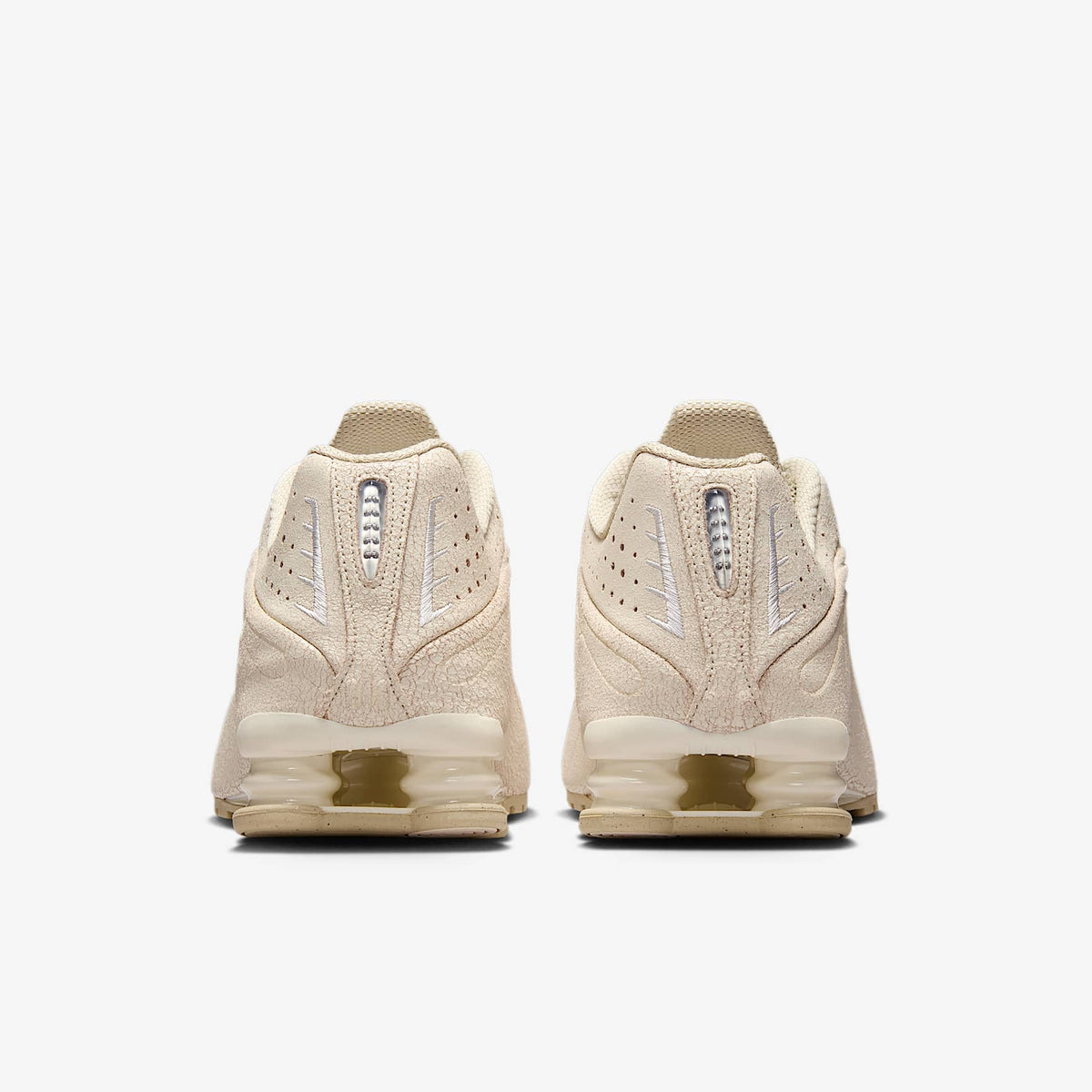 Мъжки маратонки Nike Shox R4 Natural Metallic Silver Net - IO4544-100 – снимка 6