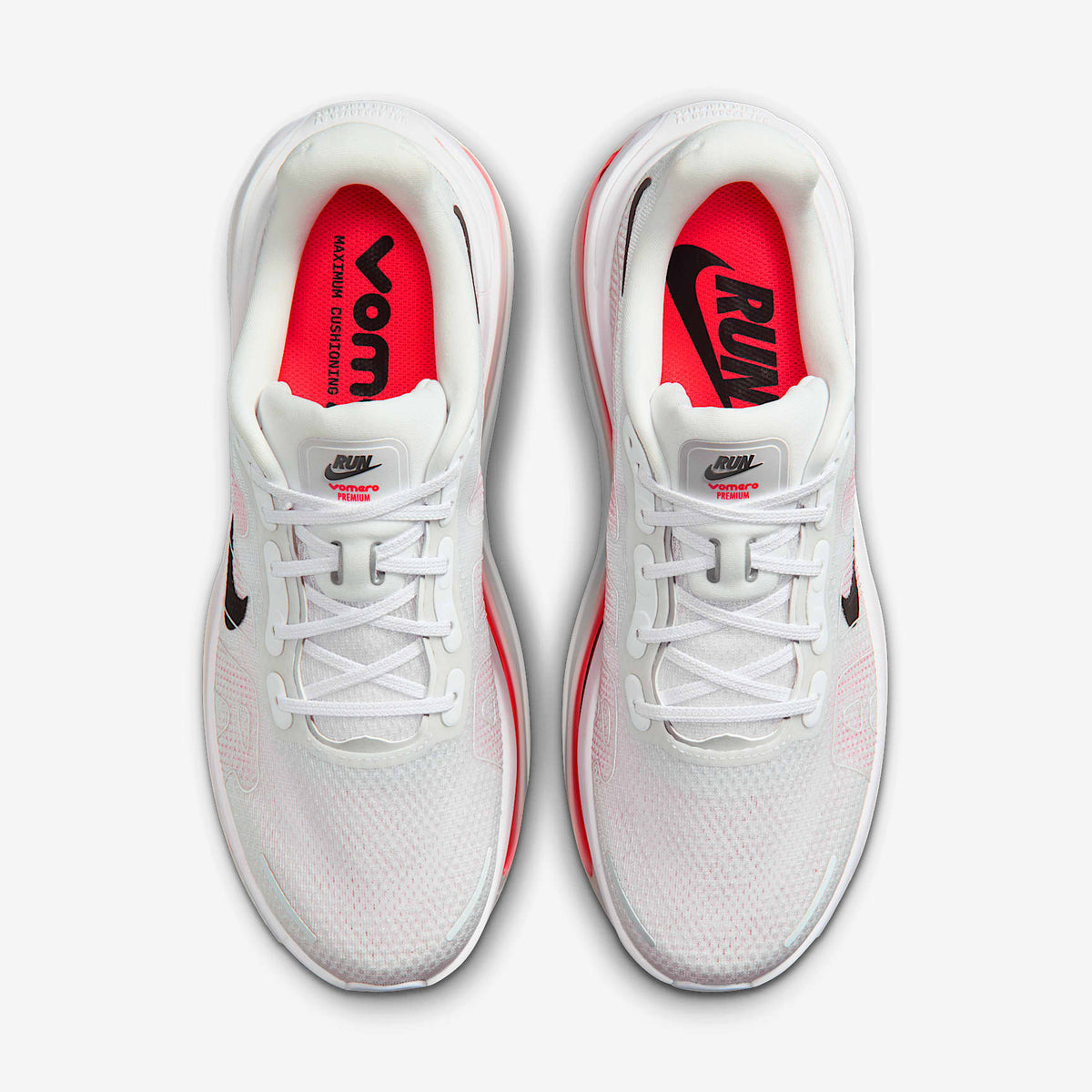 Мъжки маратонки Nike Vomero Premium White Bright Crimson - HQ2050-103 – снимка 4