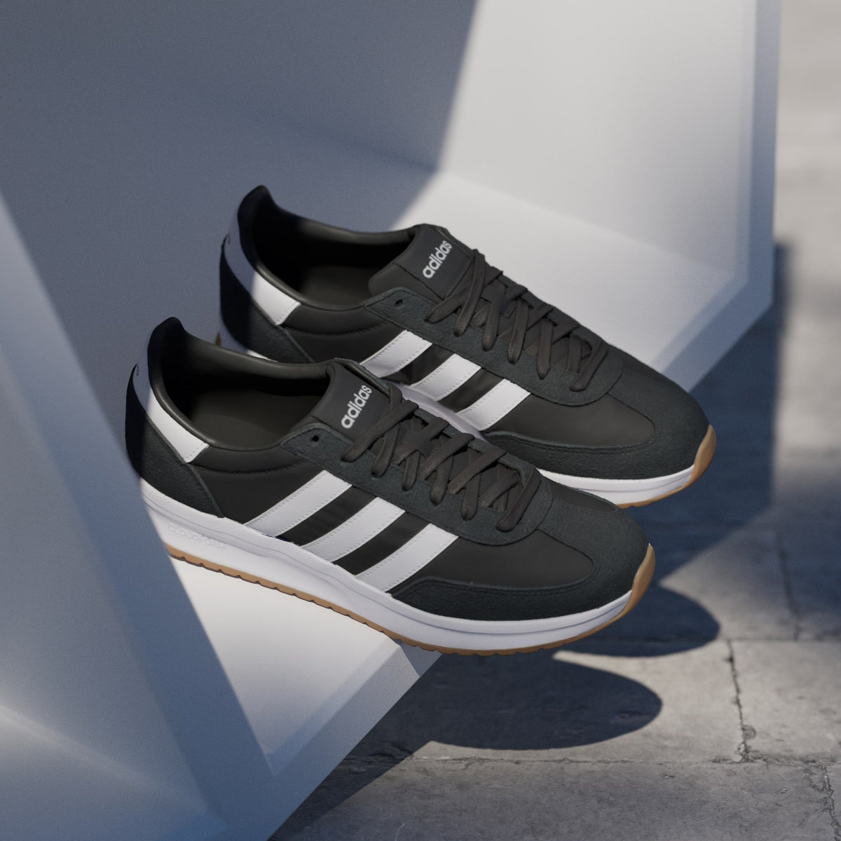Мъжки маратонки adidas Run 70s 2.0 Core Black Cloud White - IH8585 – снимка 5