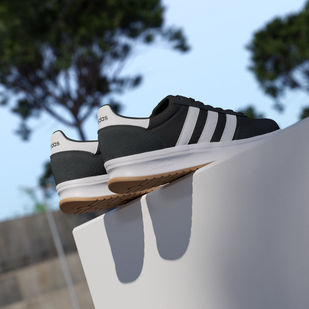 Мъжки маратонки adidas Run 70s 2.0 Core Black Cloud White - IH8585 – снимка 8