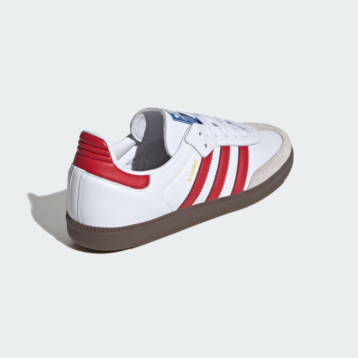 Мъжки маратонки adidas Samba OG Cloud White Better Scarlet - IG1025 – снимка 6