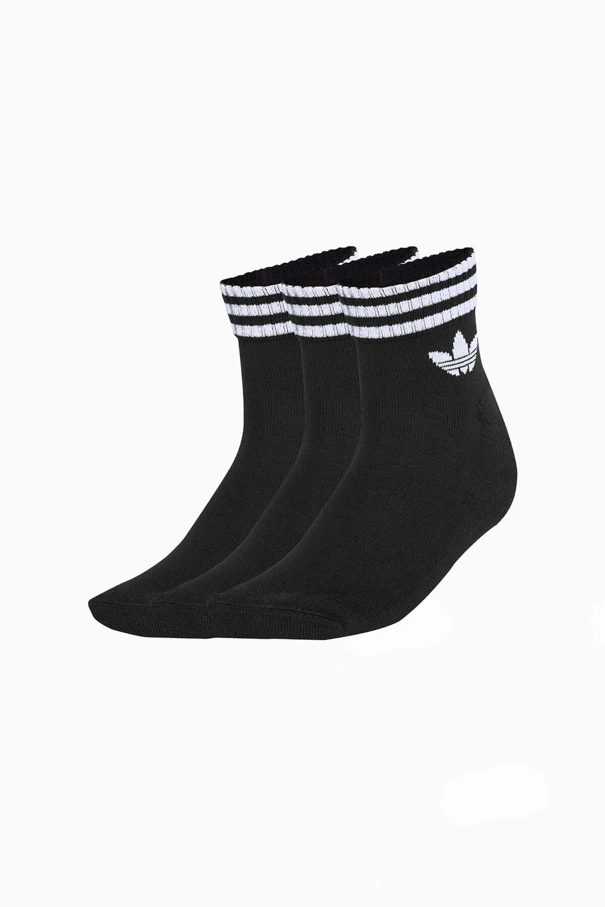 Чорапи adidas 3-Stripes Ankle 3 чифта (Черен) - JV7436
