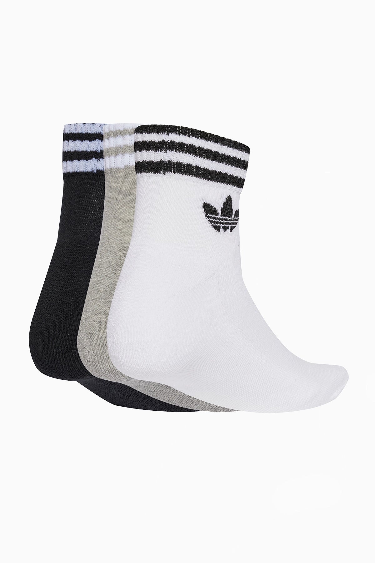 Чорапи adidas 3-Stripes Ankle 3 Pairs (Многоцветни) - JV7437 – снимка 2