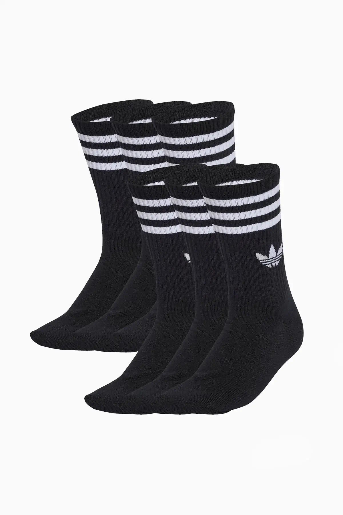 Чорапи adidas 3-Stripes High Crew 6 чифта (Черен) - JV7411