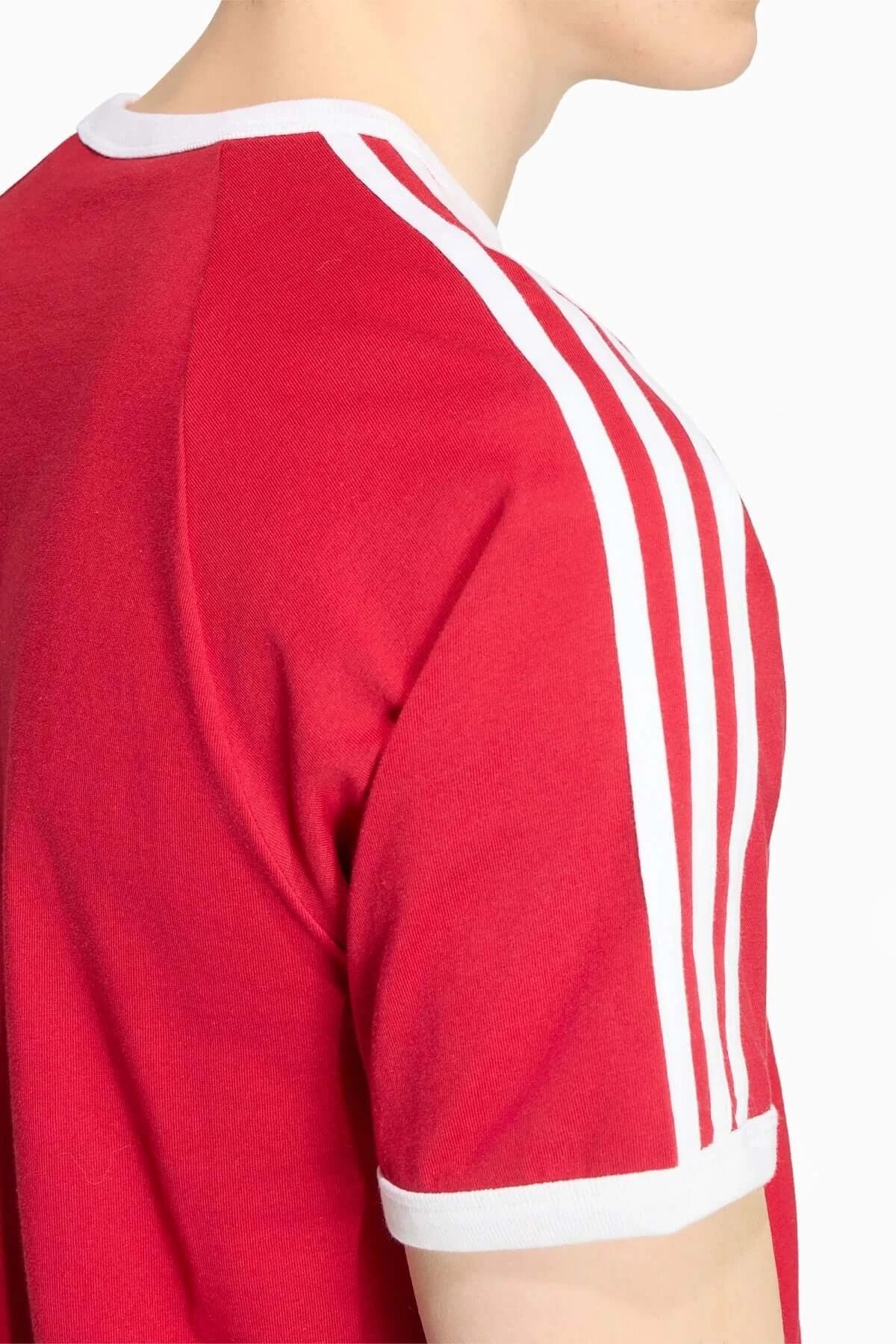 Тениска adidas 3-Stripes (Червен) - KT5052 – снимка 4