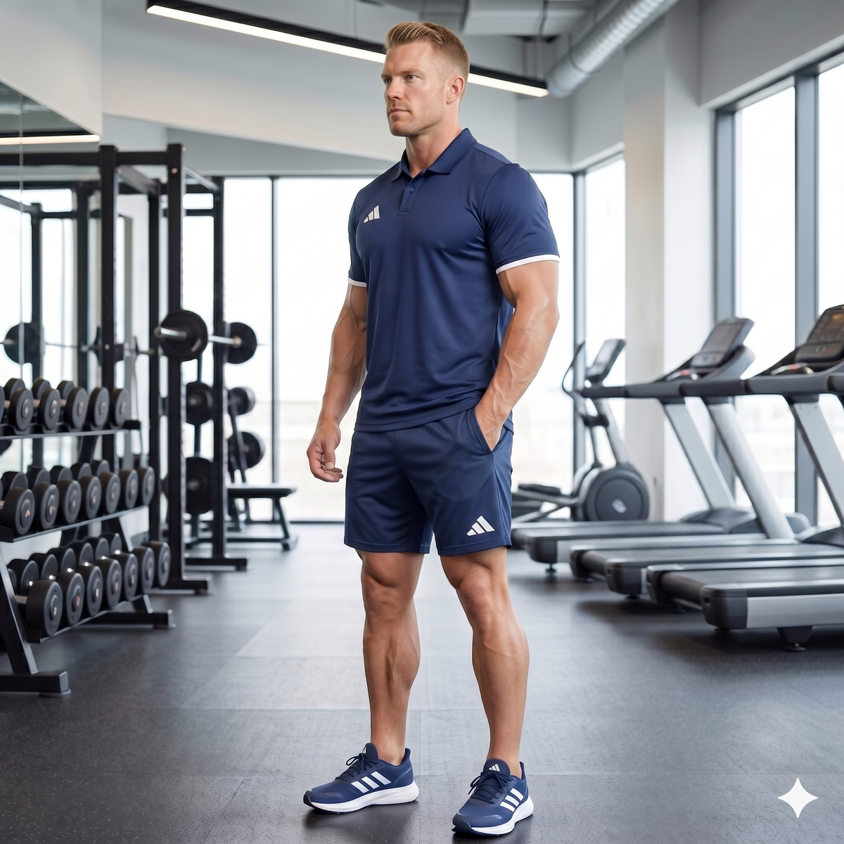 Спортен комплект adidas ENTRADA 26 POLO - JZ6663 / JZ6557 – снимка 3