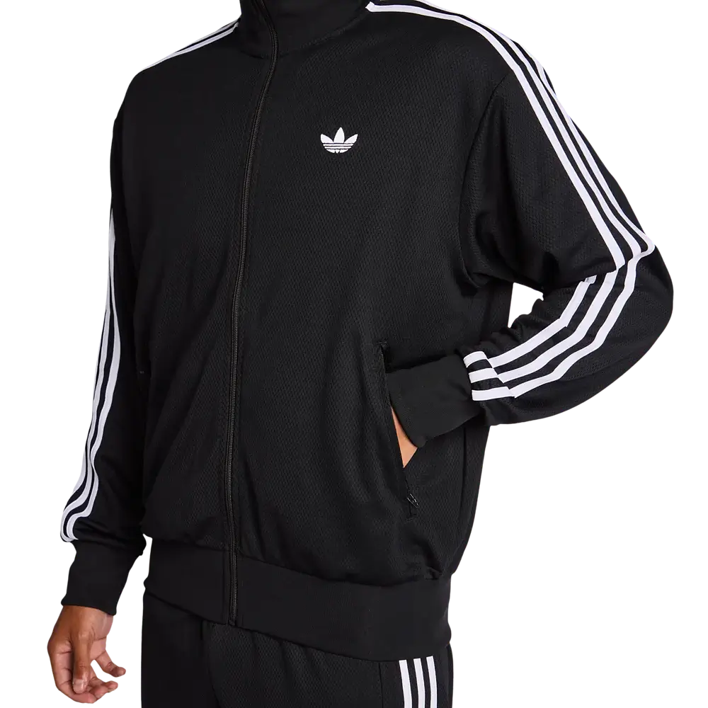 Блуза adidas Firebird Adicolor Mesh Track Top (Черен) - KE0782 – снимка 4